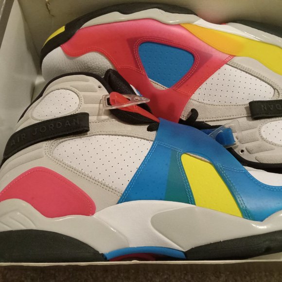 Jordan retro 8s multi color